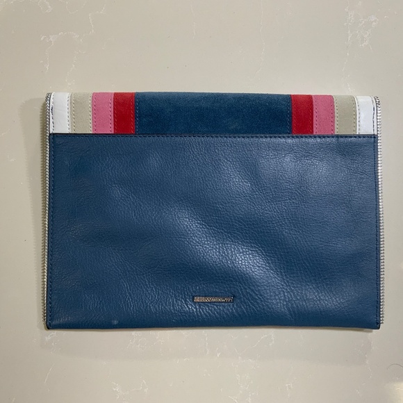 Rebecca Minkoff Striped Leo Envelope Clutch - Picture 2 of 3